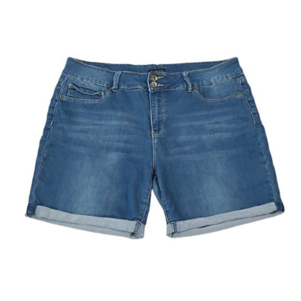 [Signature Studio] Fold up jeans shorts - Size 16